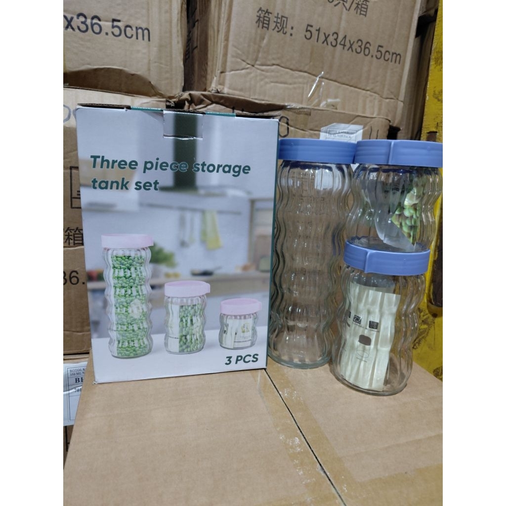 Toples Kaca 3in1 Set 3 Pcs Mewah Untuk Lebaran / TOPLES KACA BELIMBING / TOPLES KUE LEBARAN