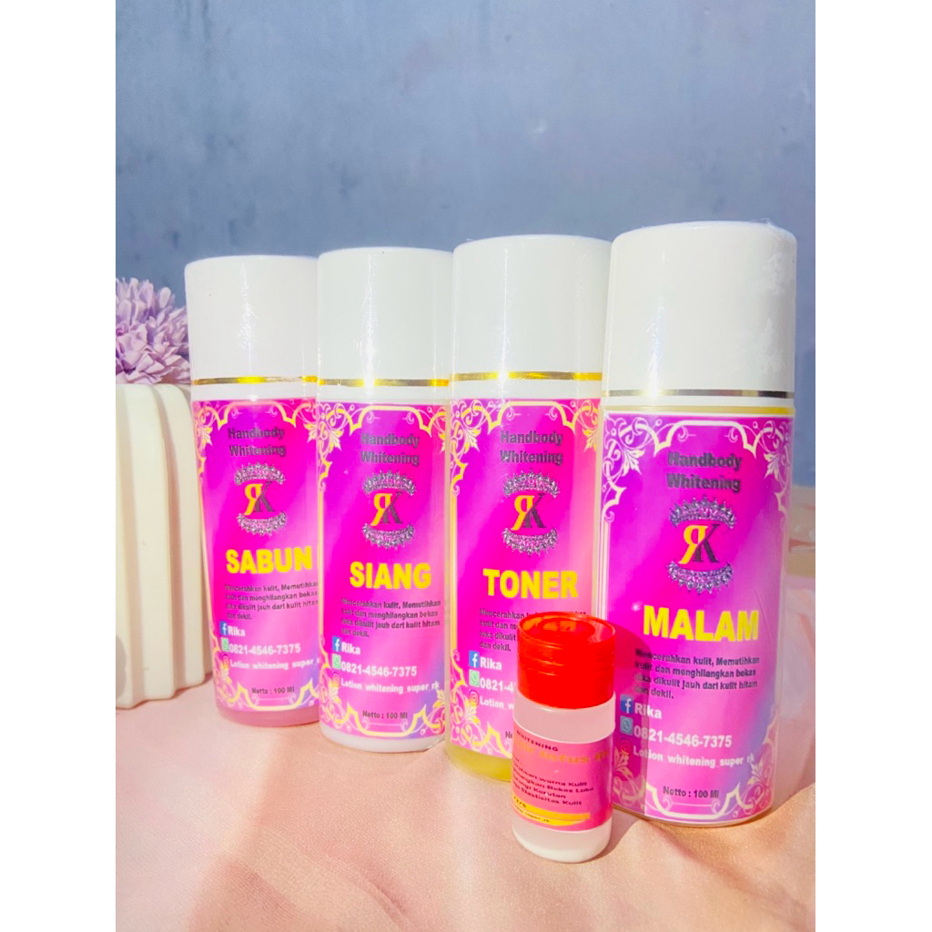 paket glowing lotion rk