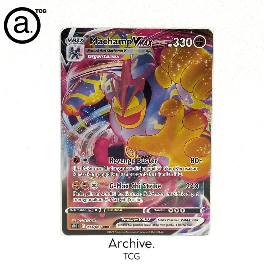 Machamp Vmax (033/067) Pokemon Indonesia ~ Pengamat Waktu S10D