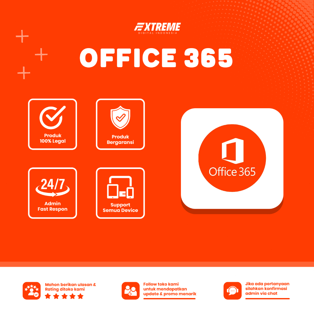 Microsoft Office 365 Lisensi Original Lifetime (Bisa 5 Device)