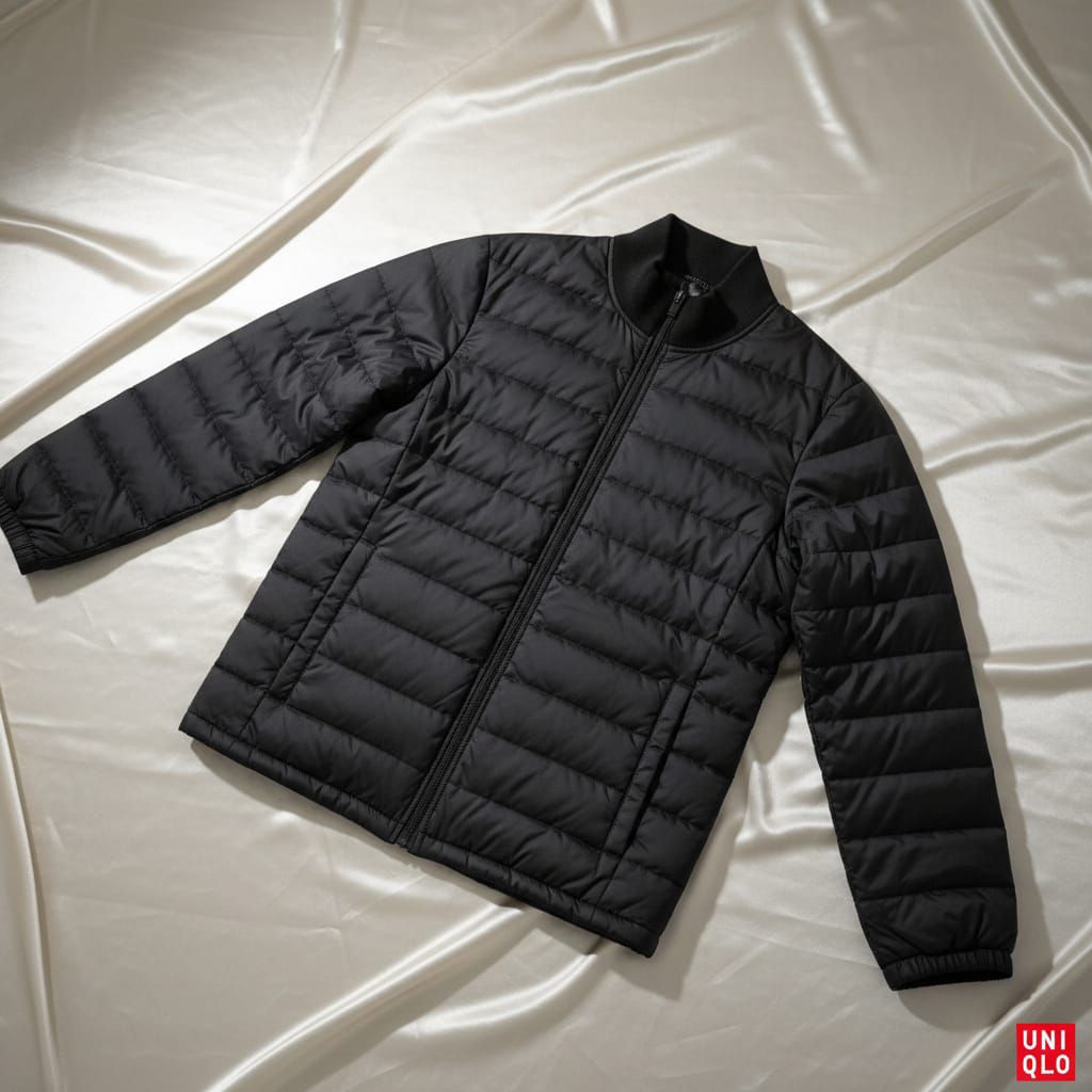 UNIQLO Bulu angsa Down Jacket Bolak Balik Reversible