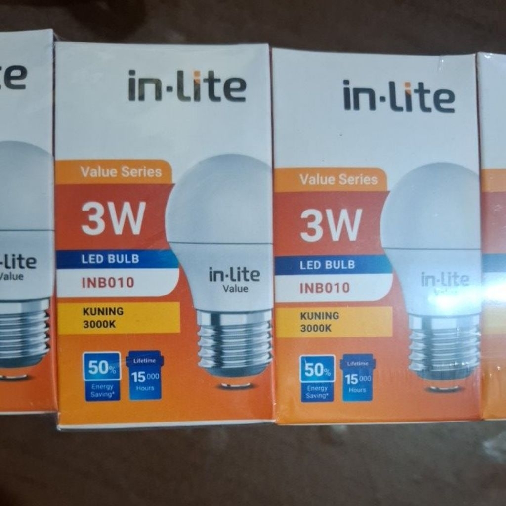 Inlite 3Watt Warm white/ kuning INB010
