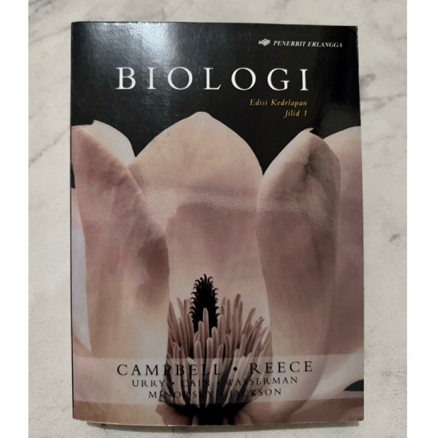 Biologi Edisi Kedelapan Jilid 1 – Campbell Reece Erlangga | Buku Kuliah Preloved Bekas Pakai