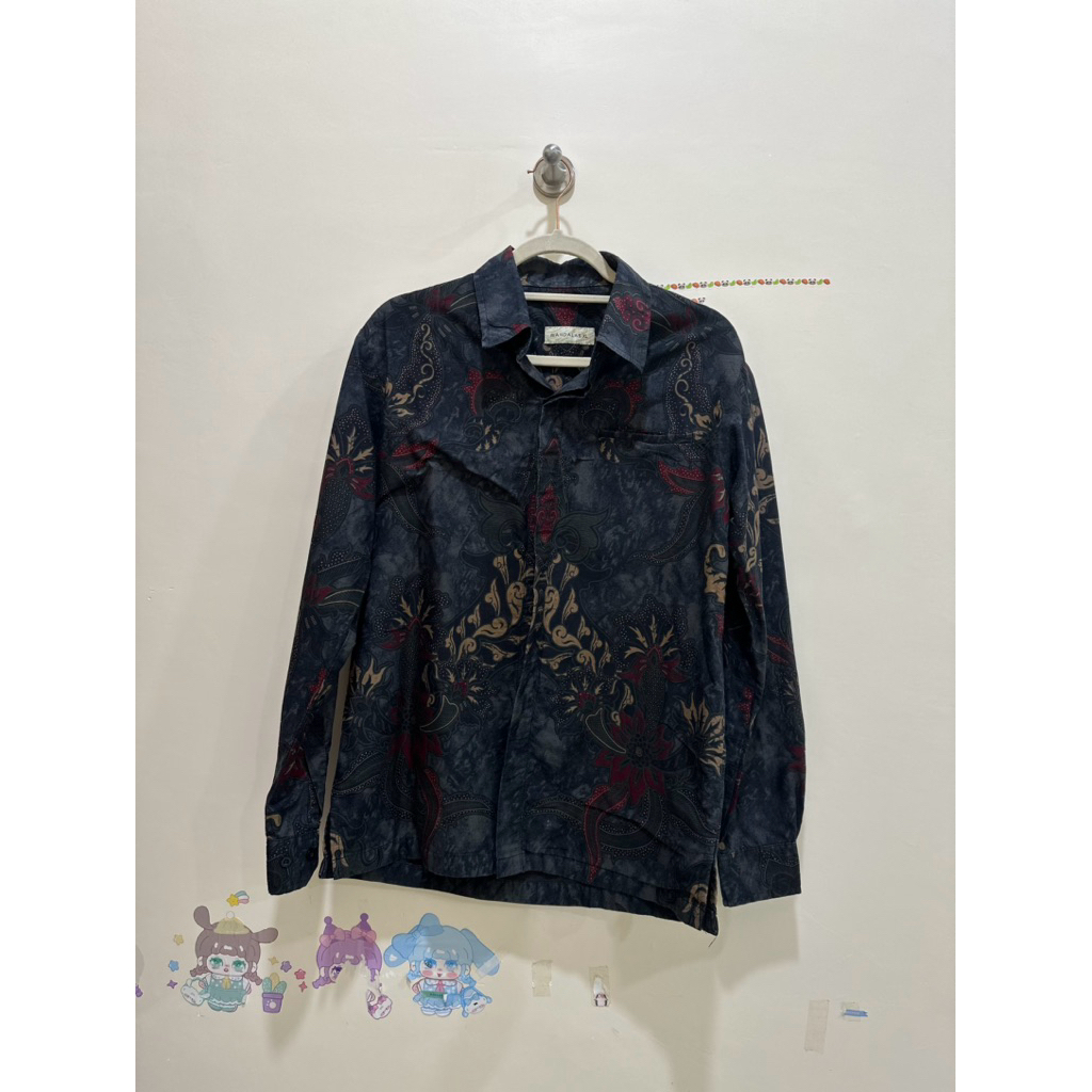 batik pria mandalas preloved