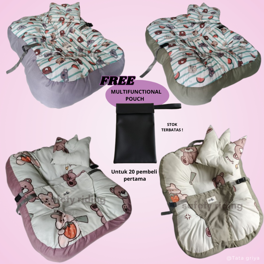 [FREE MULTIFUNCTIONAL POUCH] Kasur Bayi Jumbo Set Lengkap Sofa Bayi Jumbo Untuk Kado Anak Bayi Laki-