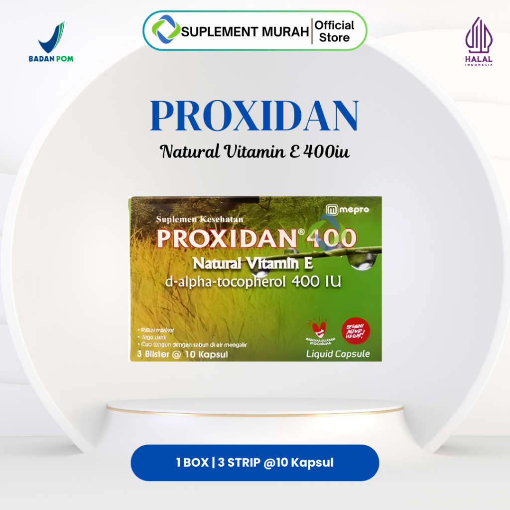 PROXIDAN 400MG | Kapsul Vitamin E 400 IU