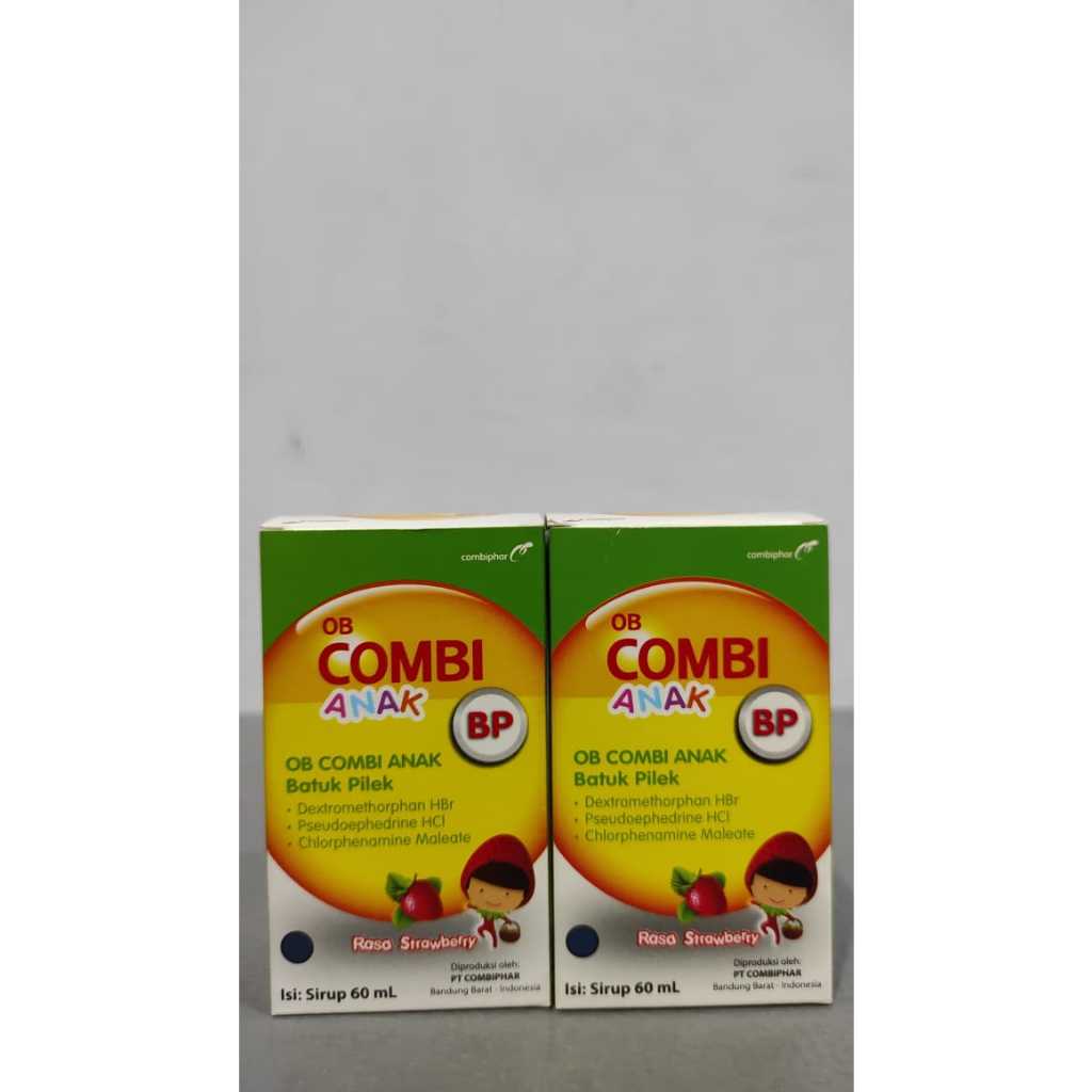 OB COMBI SIRUP BATUK PILEK ANAK RASA STRAWBERRY 60ML