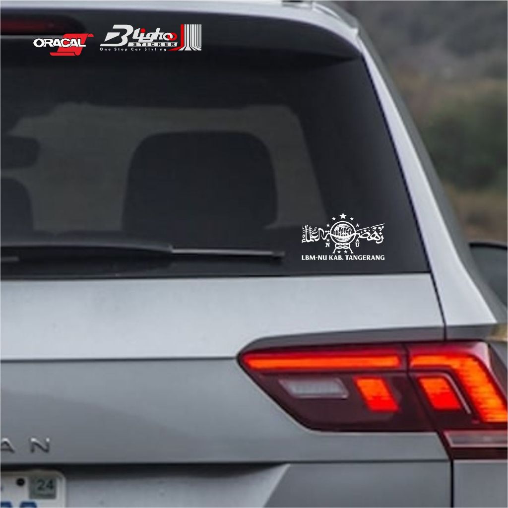 BLIGHOO Cutting Sticker Logo NU Stiker Mobil Keren