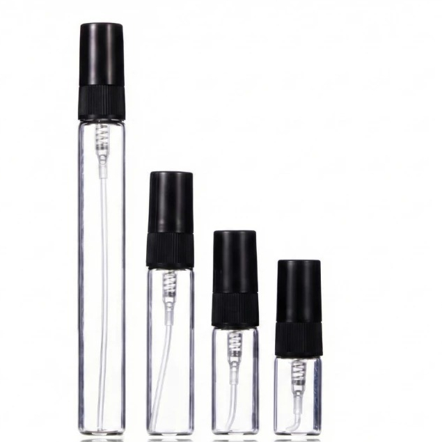 Botol Kaca Spray 2ml Tutup Hitam