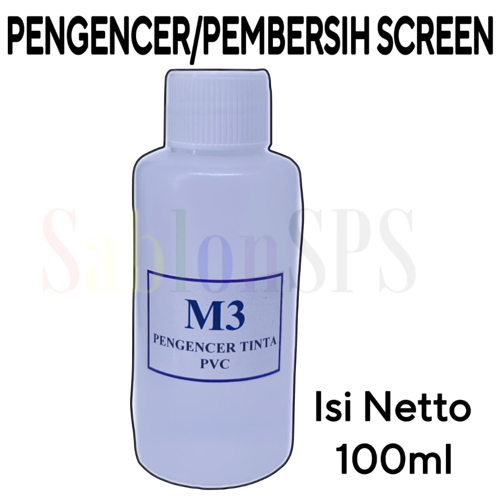 CAIRAN M3 PEMBERSIH TINTA SABLON CAT 100ML