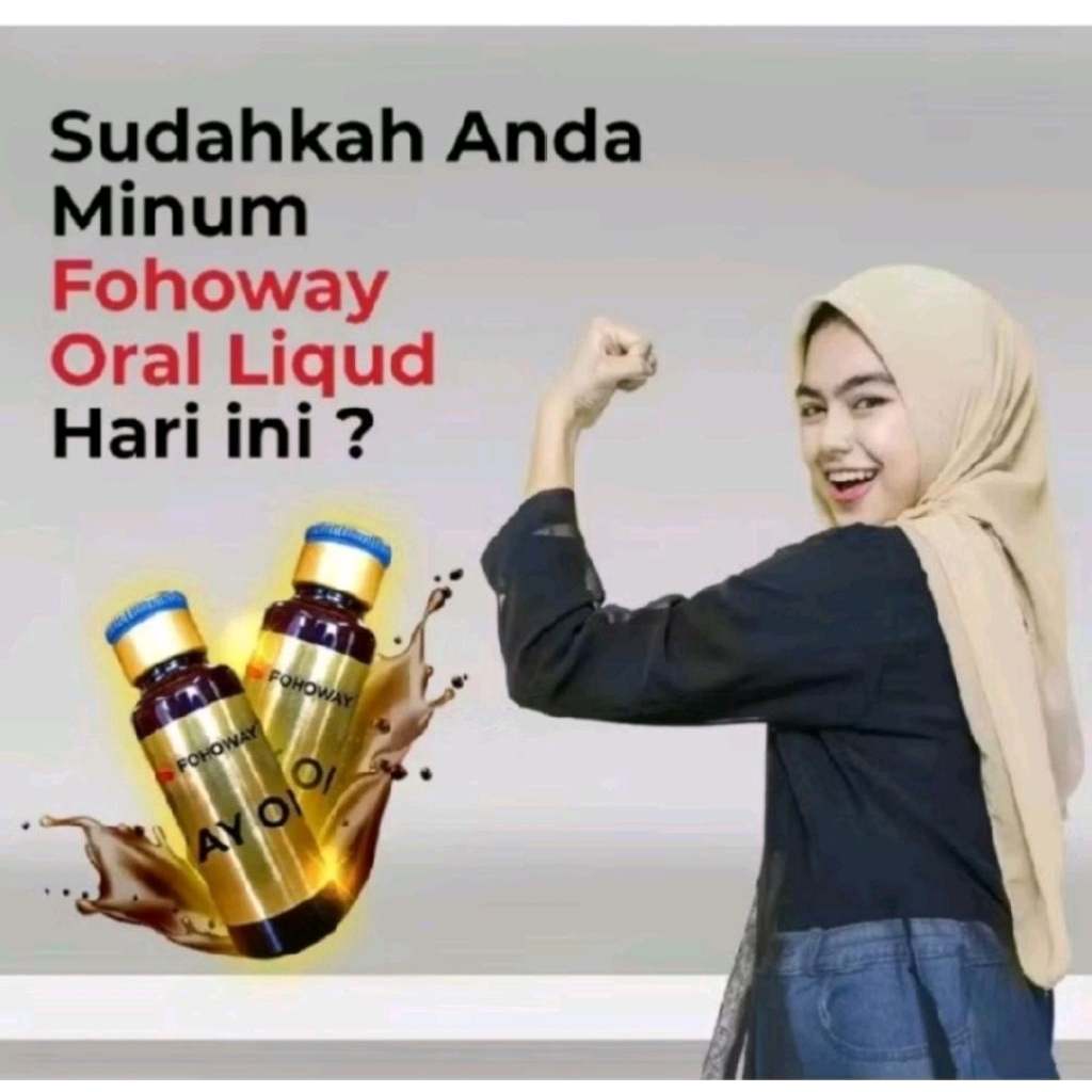 oral liquid satu box isi 6 botol dari fohoway(minuman kesehatan)