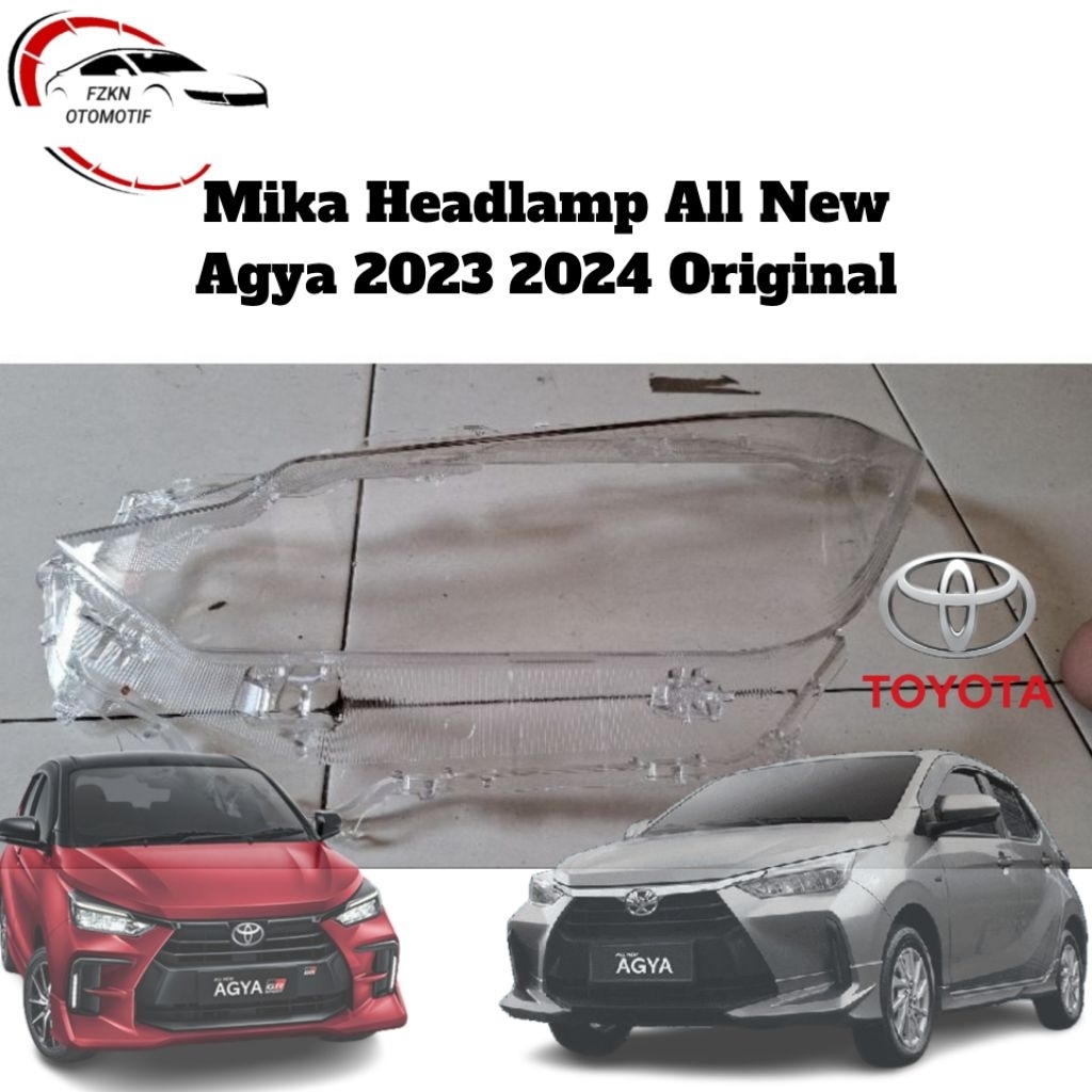 Mika Headlamp Lampu Depan Toyota Agya Original 2023 2024 mika lampu depan agya terbaru