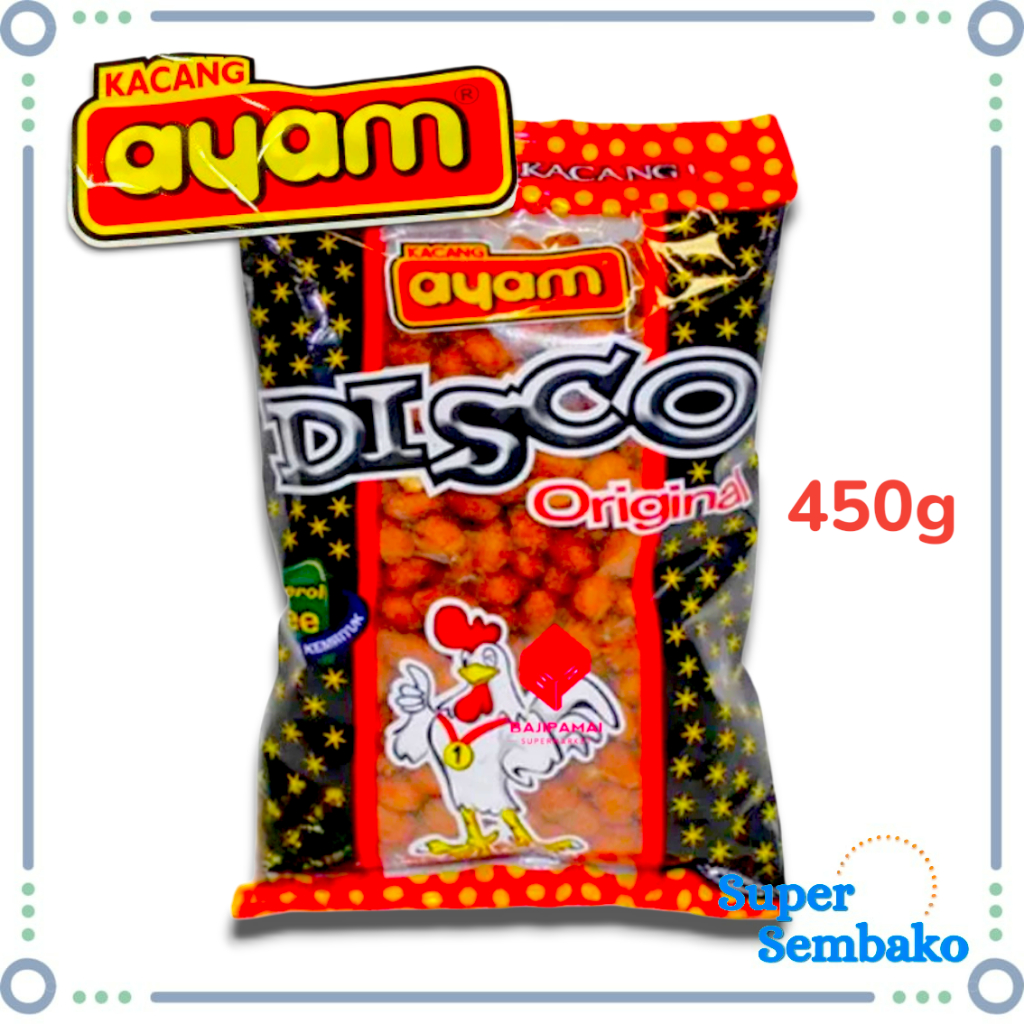 Snack Cemilan Kacang Ayam Disco Original 450g Oleh Oleh Khas Makassar Grosir Berkualitas