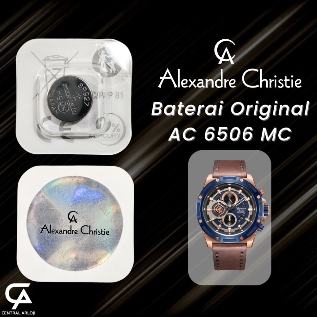 Baterai Original Alexandre Christie AC 6506 MC High Performance