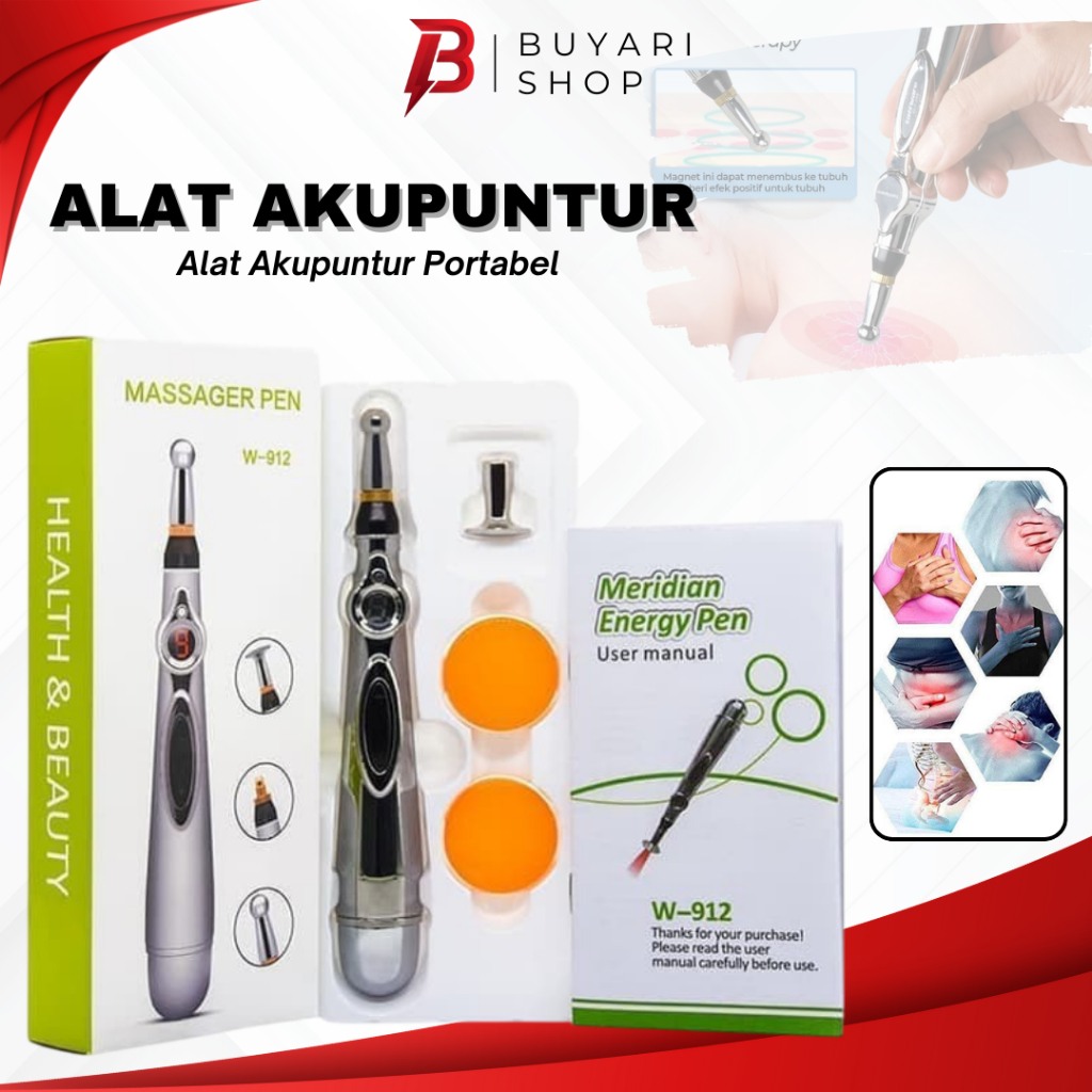 Akupuntur Elektrik Magnet Therapy Akupuntur Portabel PENA PIJAT TERAPI REFLEKSI ELEKTRIK