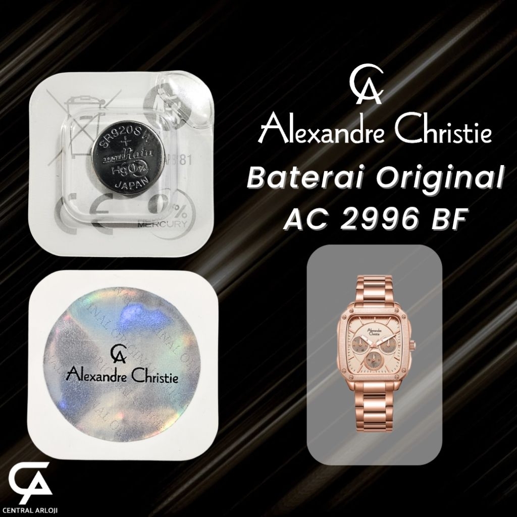 Baterai Original Alexandre Christie AC 2996 BF High Performance