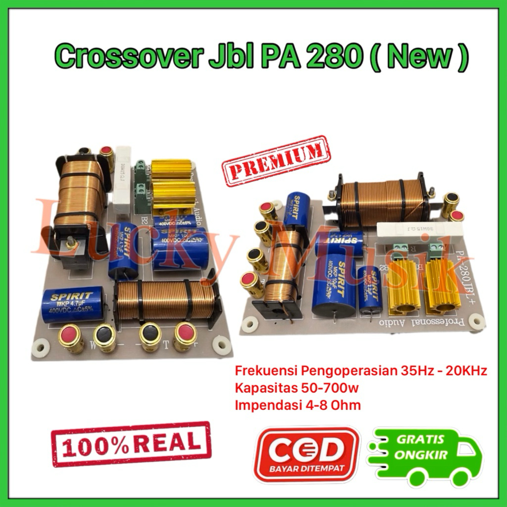 Crossover PA 280 JBL PROFESIONAL AUDIO CROSSOVER 2 WAY PA 280 JBL crossover jbl pa280 crossover pa 2