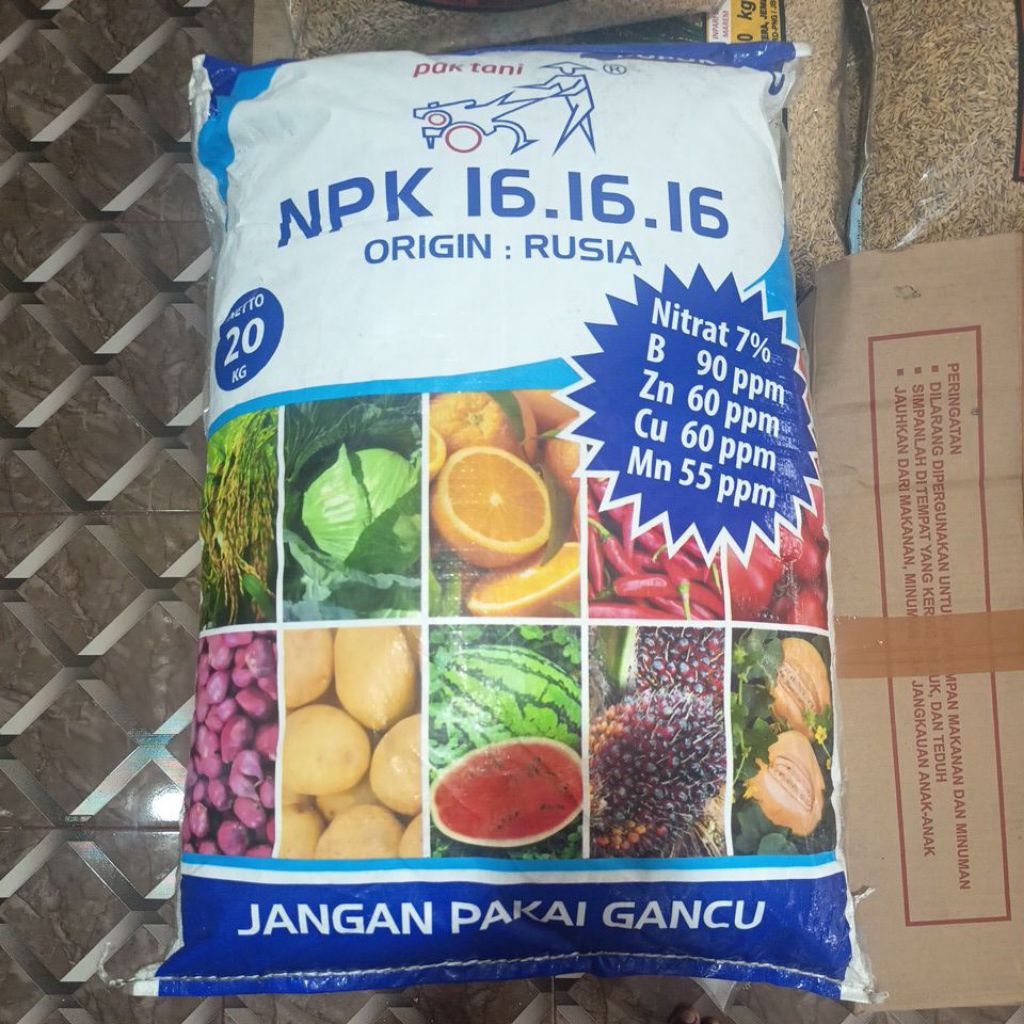 NPK 16.16.16 Pak Tani 20Kg