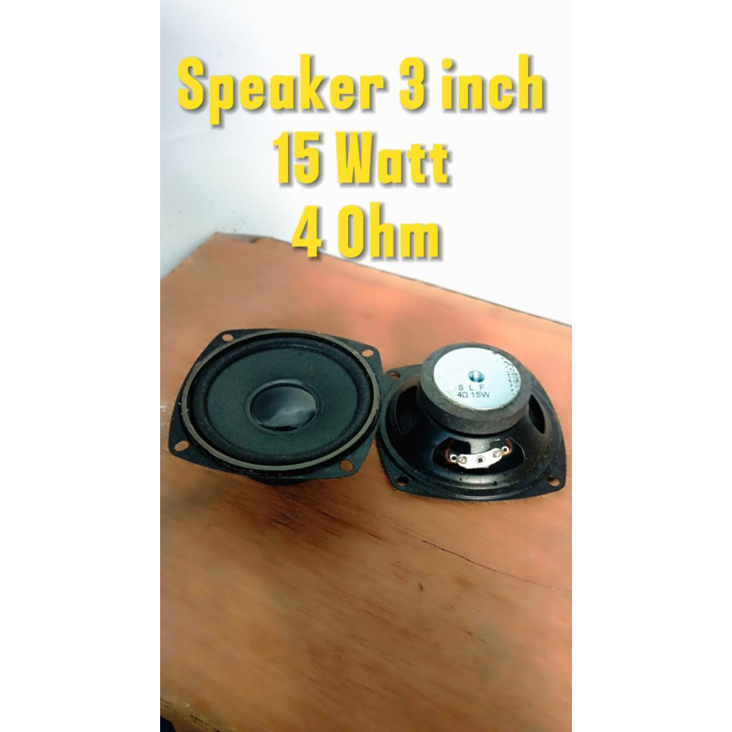 SPEAKER  3 INCH 10 WATT 4 OHM COCOK UNTUK MINIATUR