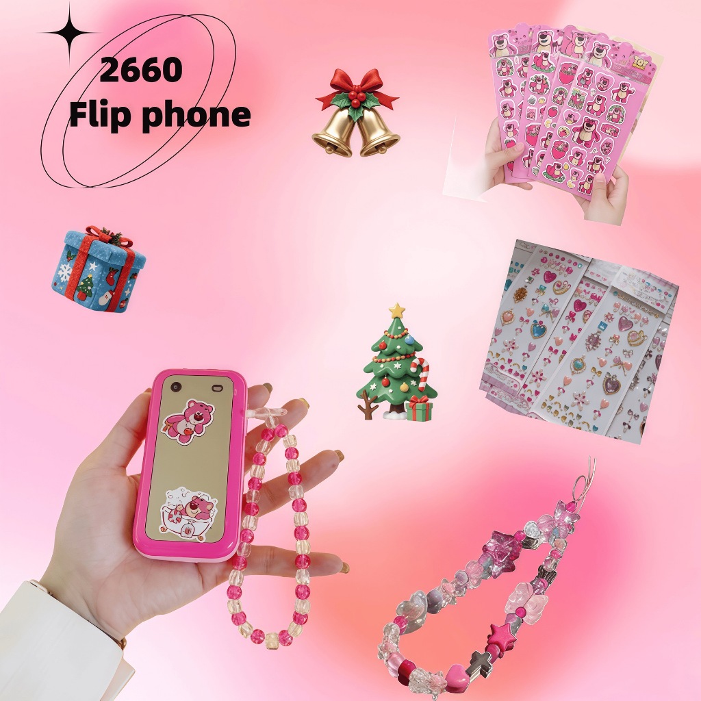 HMD NOKIA Barbie Flip Phone 2G HMD X Barbie Dual Sim