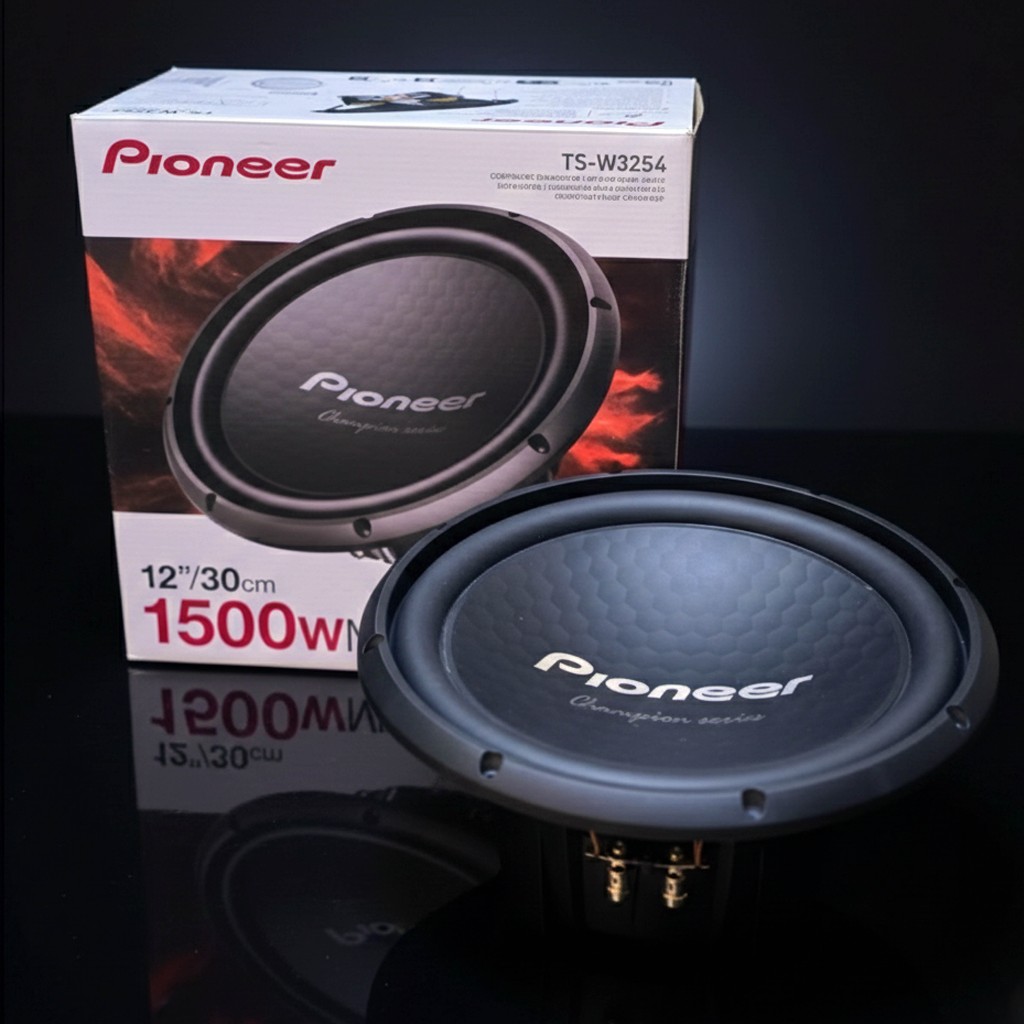 Pioneer TS-W32S4 Champion Series : Subwoofer Mobil 12 Inch - 1500W Max / 400W RMS - Single Voice Coi