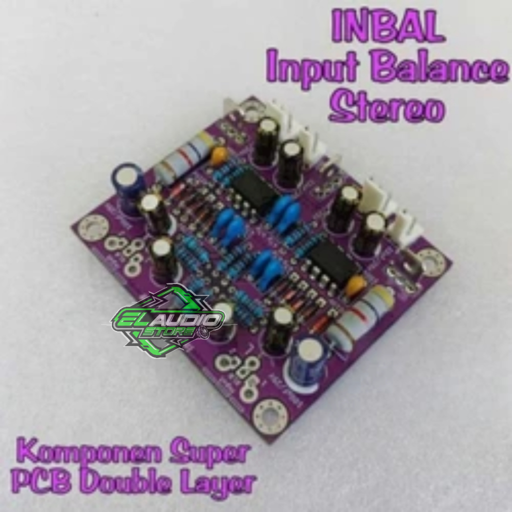 INBAL Input Balance Stereo PCB Double Layer FR4