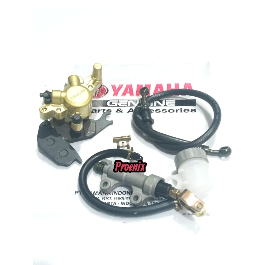 KALIPER+MASTER+SELANG BELAKANG JUPITER MX NEW YAMAHA SET KALIPER BELAKANG