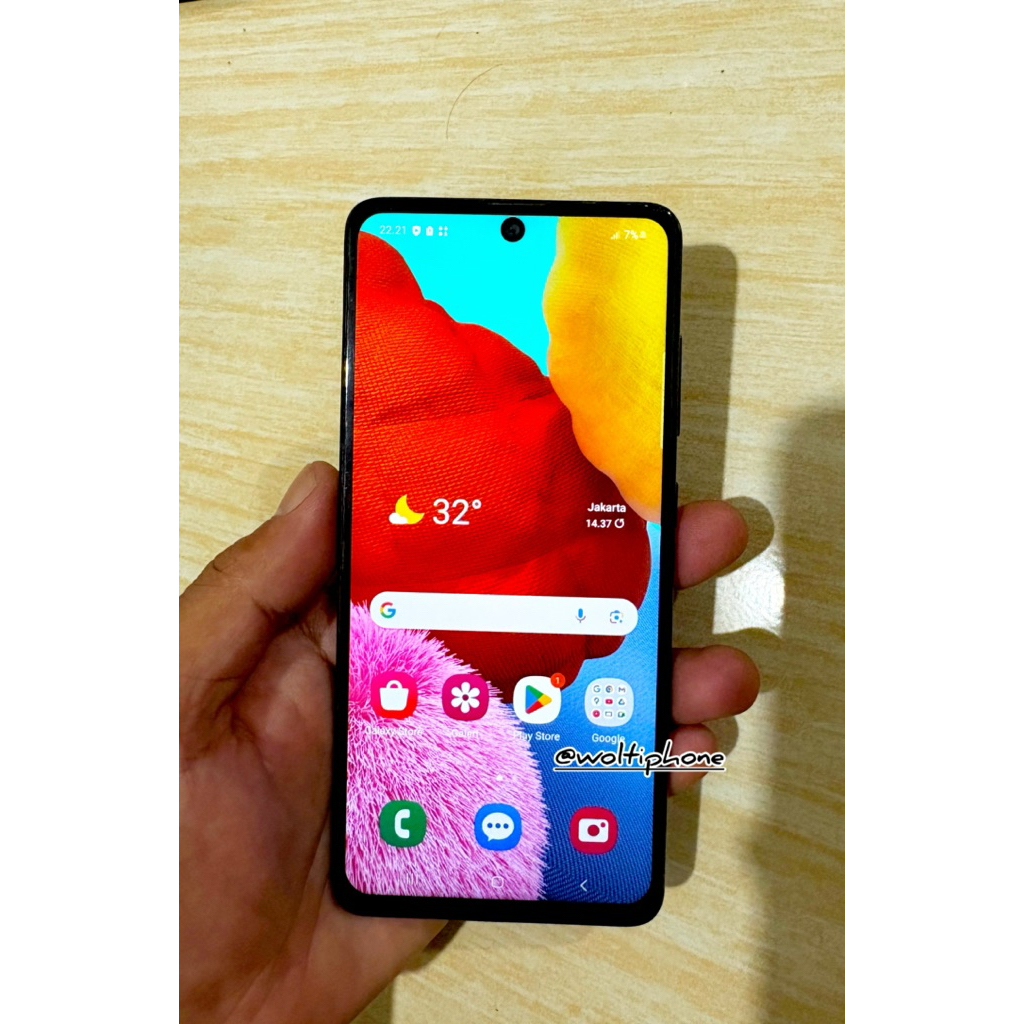 SAMSUNG GALAXY A51 6/128 ORIGINAL 4G LTE HANDPHONE ANDROID SECOND MURAH