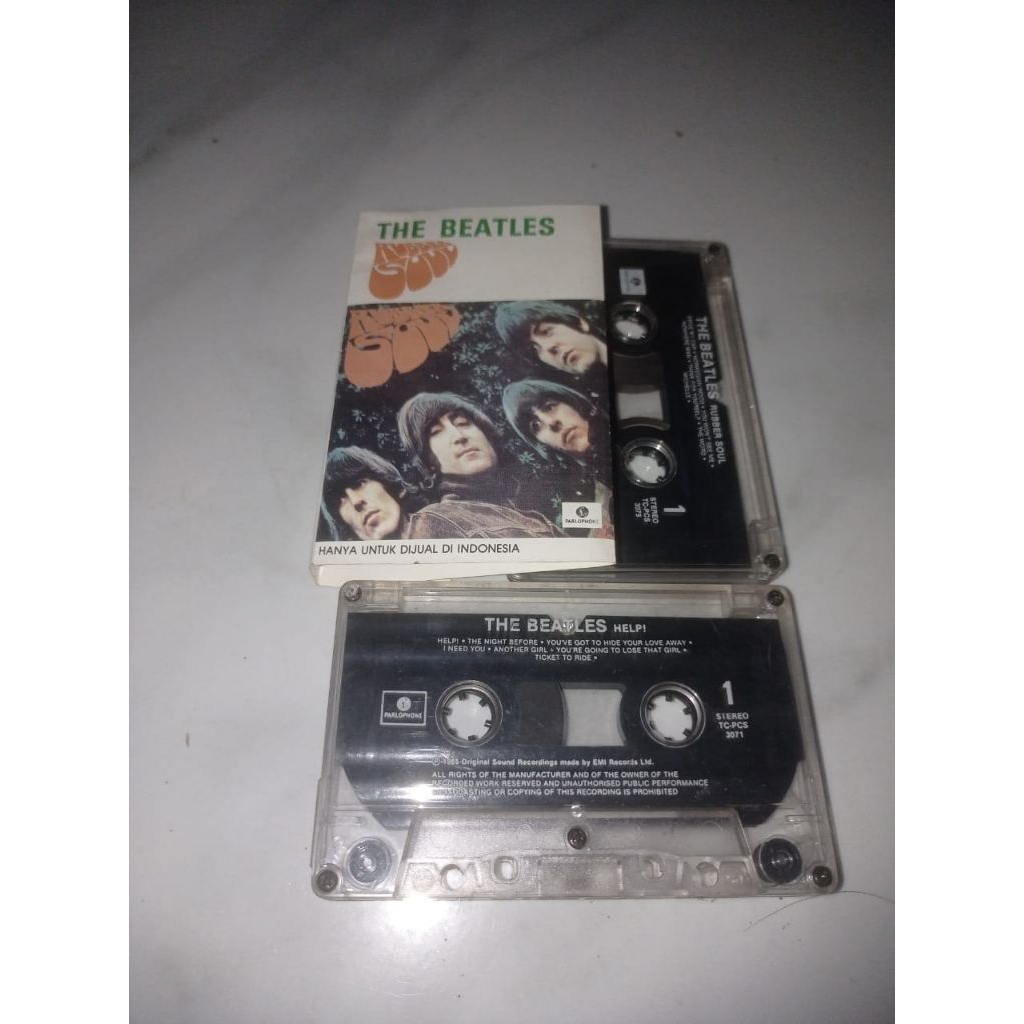 kaset pita the Beatles rubber soul