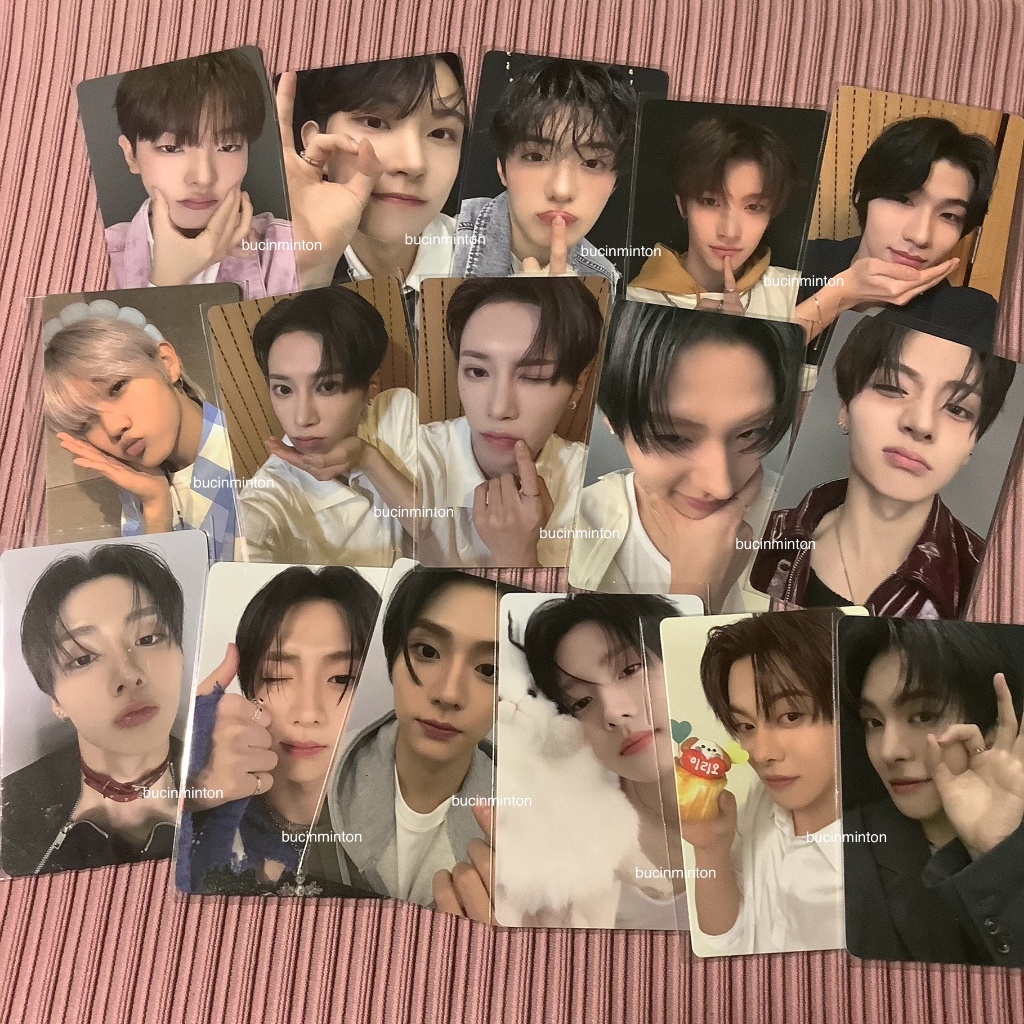 Photocard Boys Planet II  After; Journey Lee Sangwon Lee Leo Zhang Jiahao Arno Junmin Kang Woojin Ni