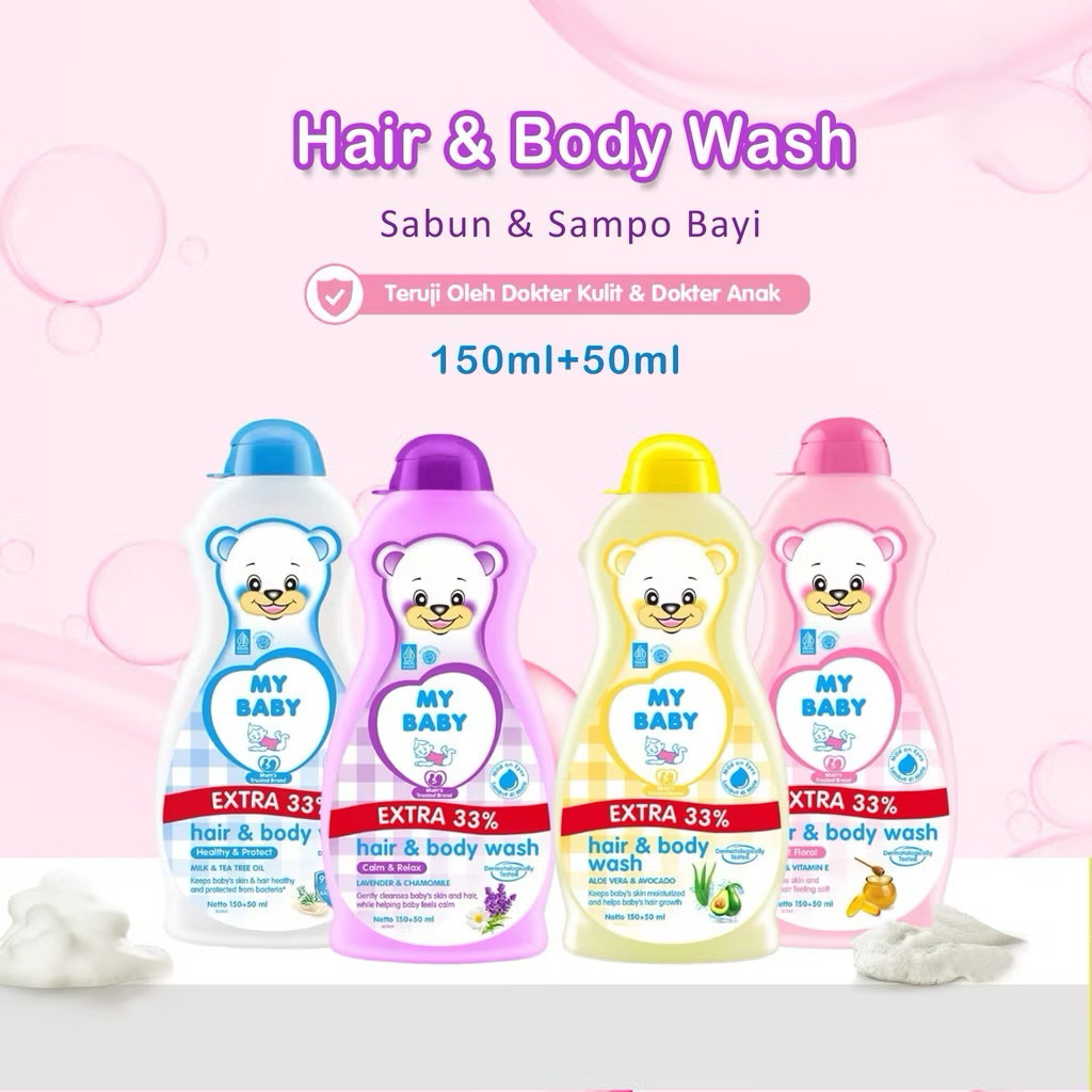 TNstore_ My Baby Hair & Body Wash - Sampo & Sabun Bayi Cair Bayi