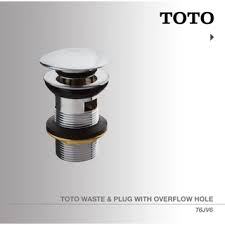 TOTO T6JV6 Afur Wastafel One Push Pop-Up // Pop up siphon Toto T6jv6 // Afur wastafel Toto //bekas /