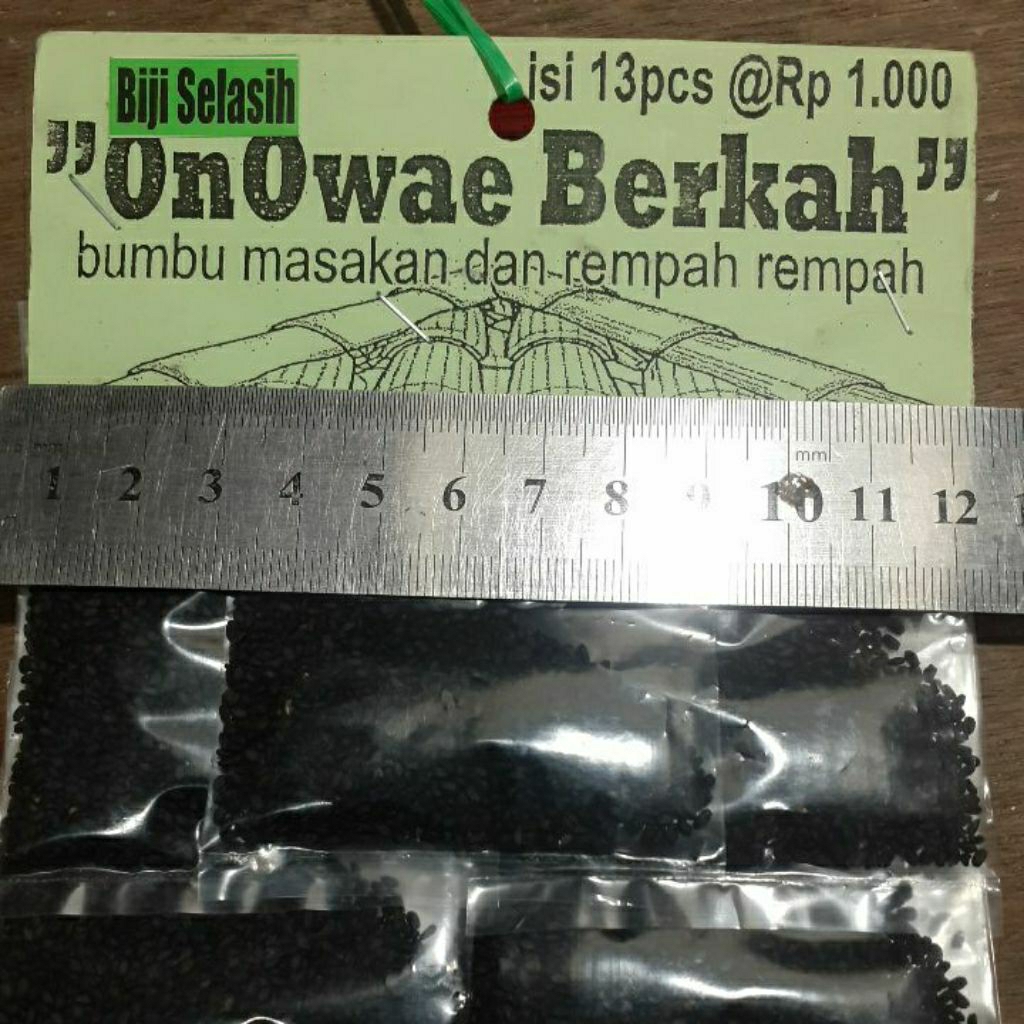 Biji selasih (telurkodok) 13sachet/renteng