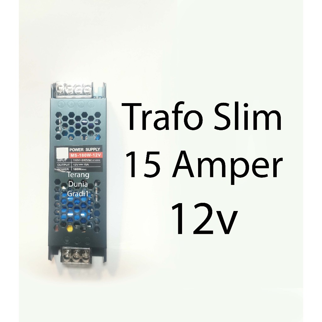 Trafo 15a 12v Balast 15a 12v Trafo 15 amper 12v Ballast 15a 12v Adaptor 15a 12v Adaptor ledstrip 15a