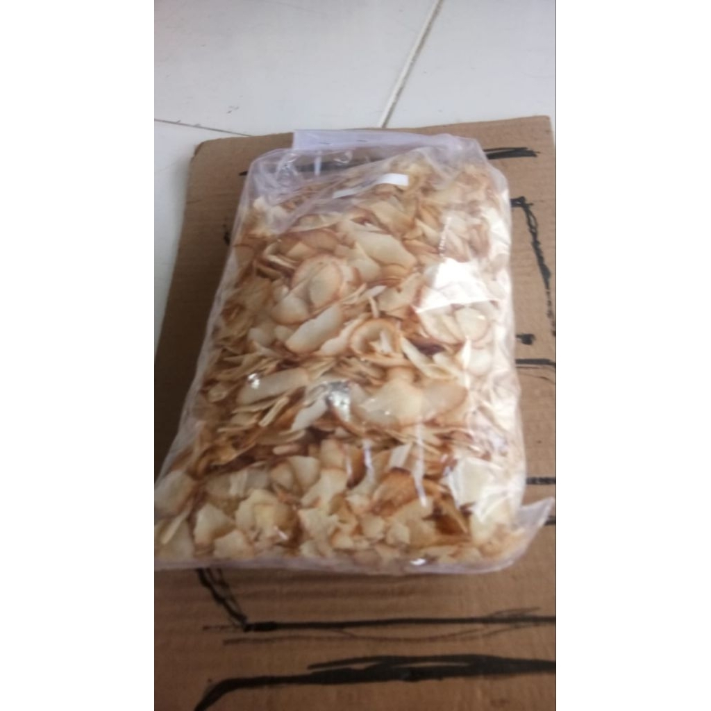 Patahan keripik singkong Kusuka kemasan 500gr