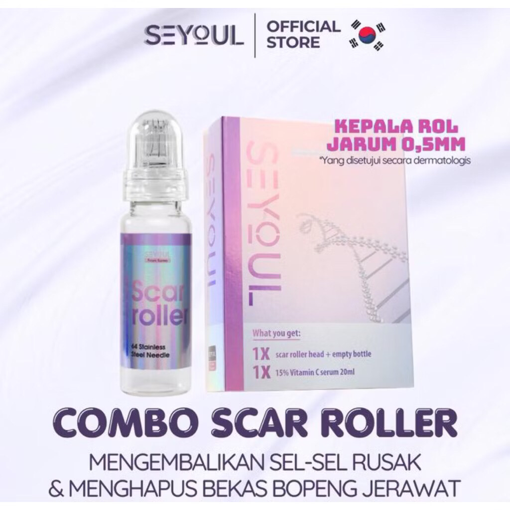 SEYOUL - SEYOUL SCAR ROLLER MEMBANTU MENGHILANGKAN BEKAS JERAWAT