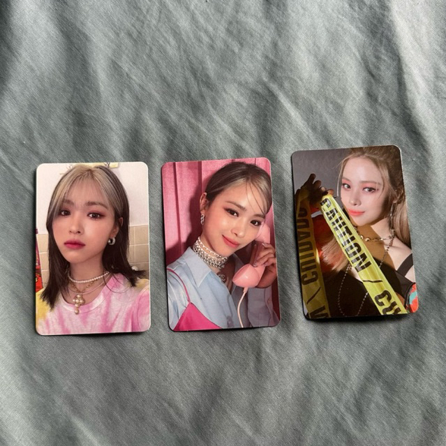 [OFFICIAL]Bundle Itzy Ryujin Photocard PC Crazy In Love Mafia in the Morning