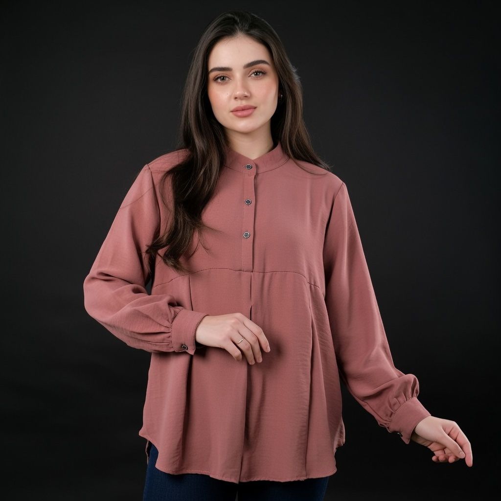 blus atasan cewek dewasa remaja bahan cringkel aiflow premium blus model kekinian