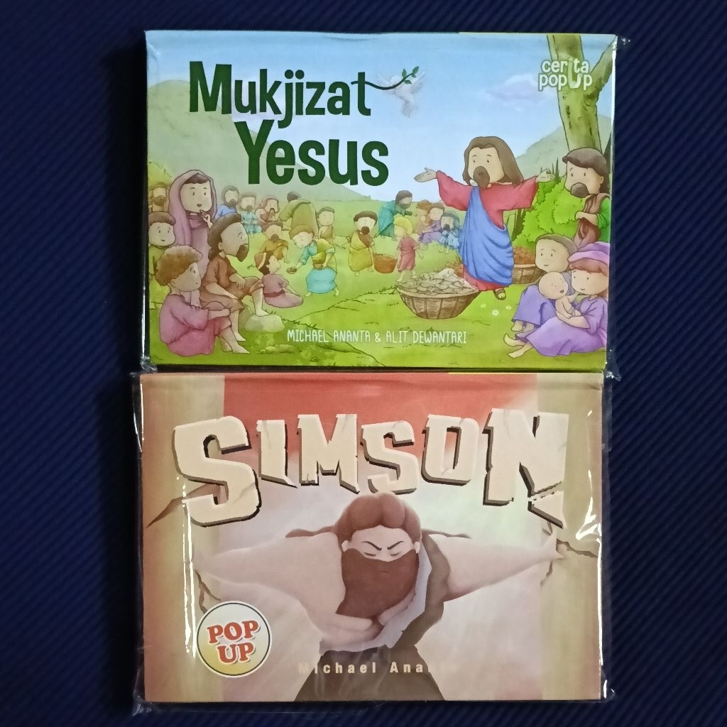 Buku Original • Cerita Anak Pop Up Book Kristiani / Mukjizat Yesus & Simson