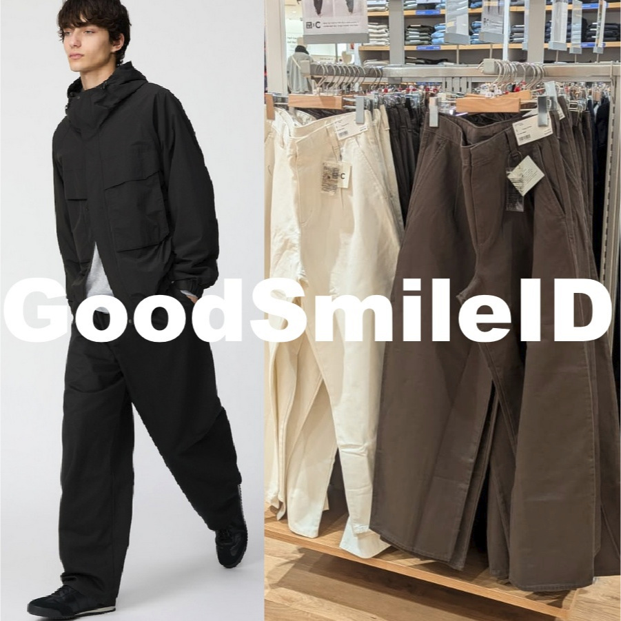 NEW Men Celana Barel UNIQLO C Barrel Pants Pria Wanita UNISEX JASTIP