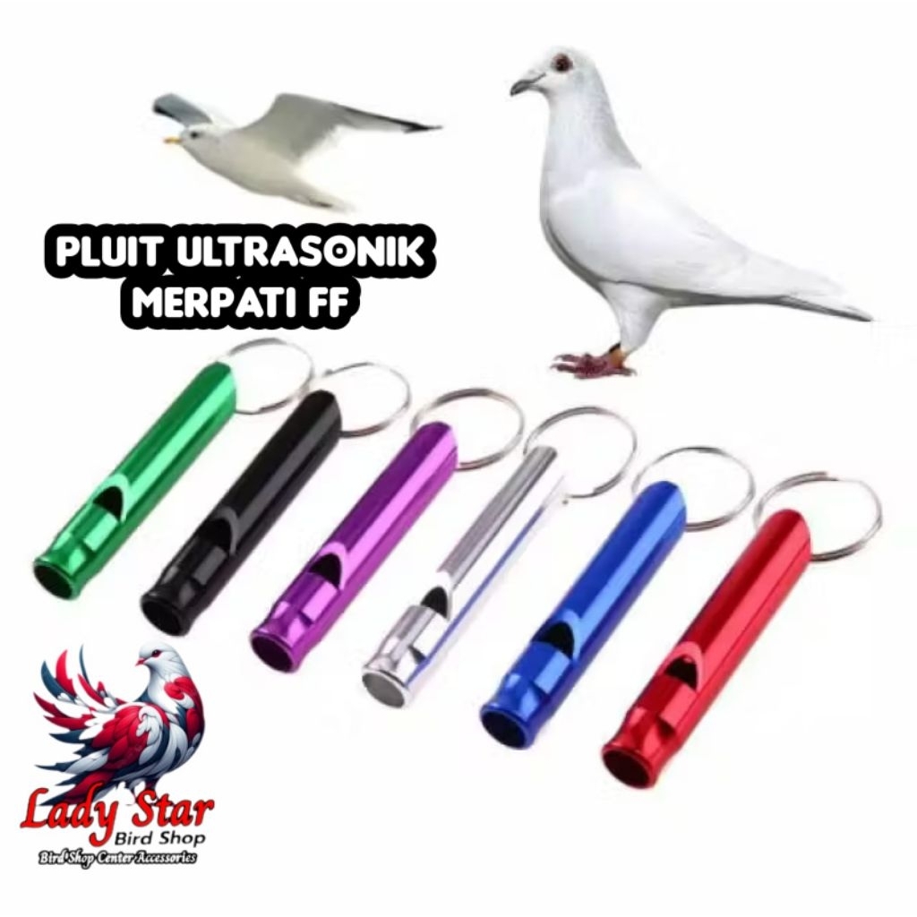 Peluit Burung Merpati ff Mainan Burung / Peluit Ultrasonik / Gantungan Kunci Peluit Burung Merpati