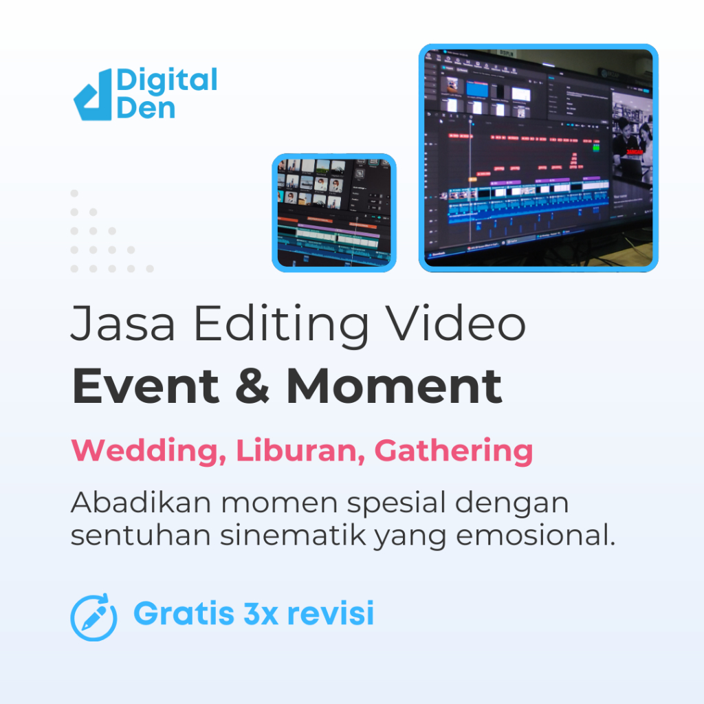 Jasa Editing Video Cinematic Event Wedding Wisuda Graduation Wisata Traveling Gathering Komunitas - 