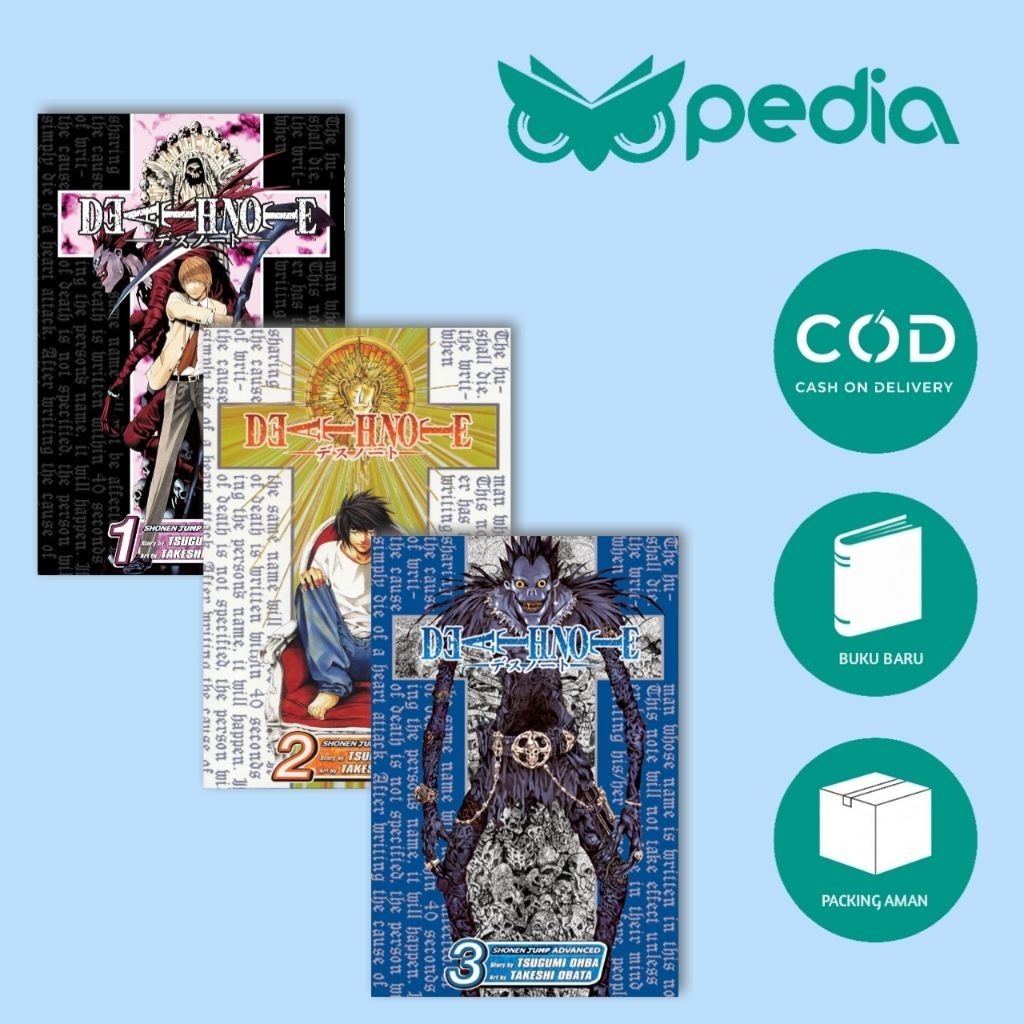 KOMIK MANGA DEATH NOTE VOL 1 - 13 Bahasa Indonesia
