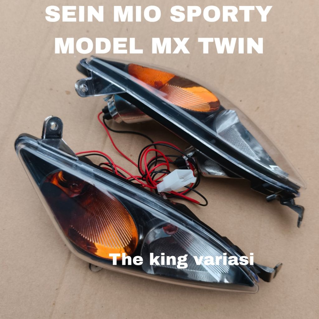 LAMPU SEIN MIO SPORTY MODEL MX TWIN / PLUS BOHLAM SOKET LAMPU PEMASANGAN PNP LAMPU SEN MIO SPORTY TY