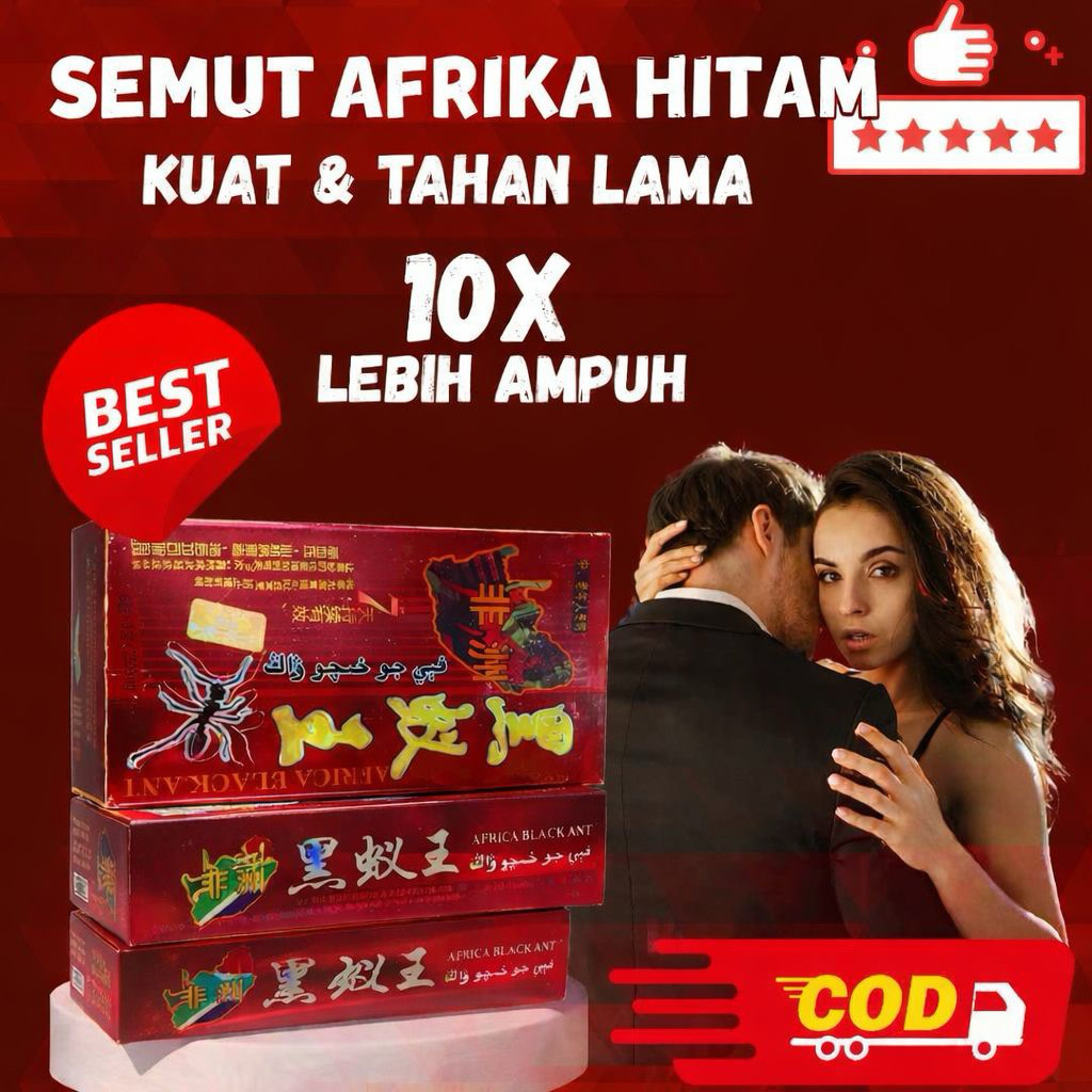 SemutHitam AfrikaBlackAnt ObatKuat Pria Terbaru Kemasan Doff