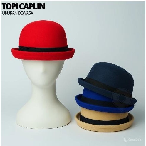 TOPI CAPLIN DEWASA PRIA WANITA | Topi Formal Vintage Fashion Korea Elegan