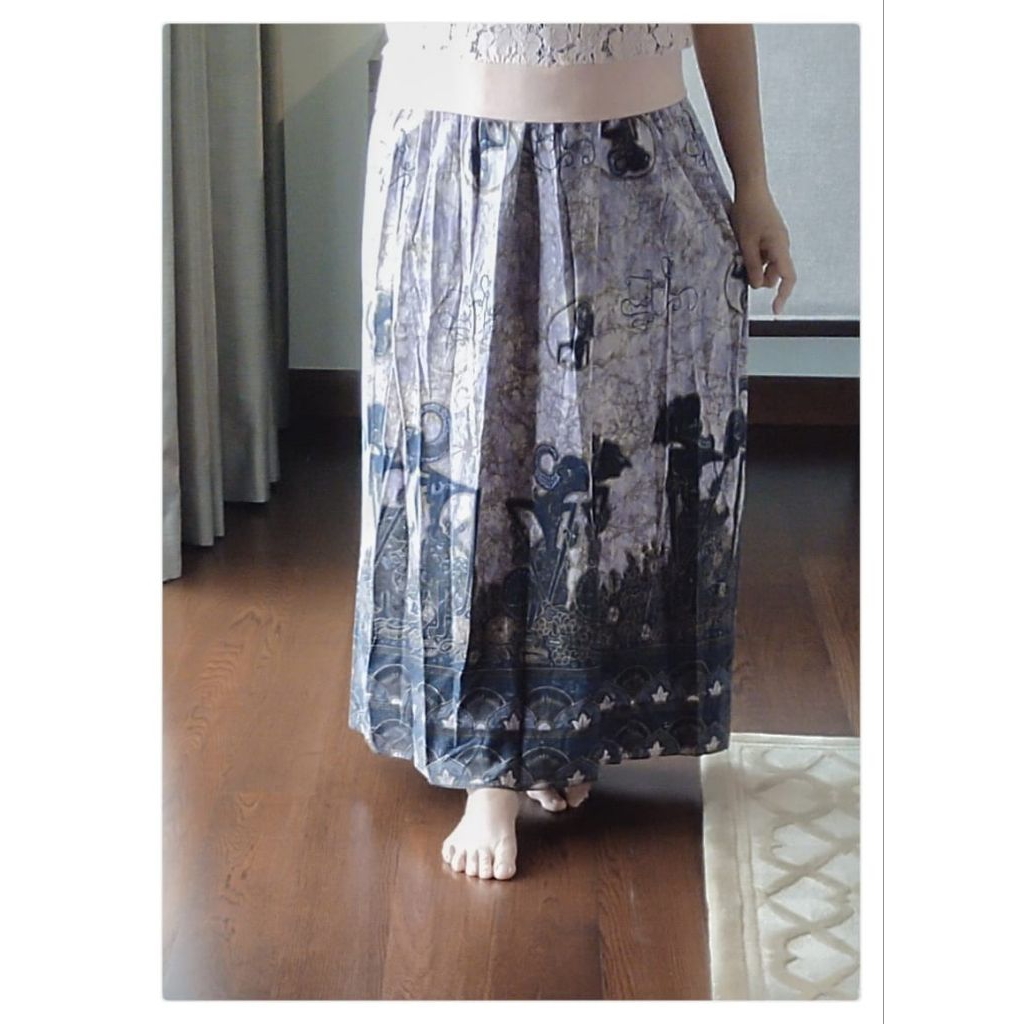 Rok Panjang Batik Pinggang Karet