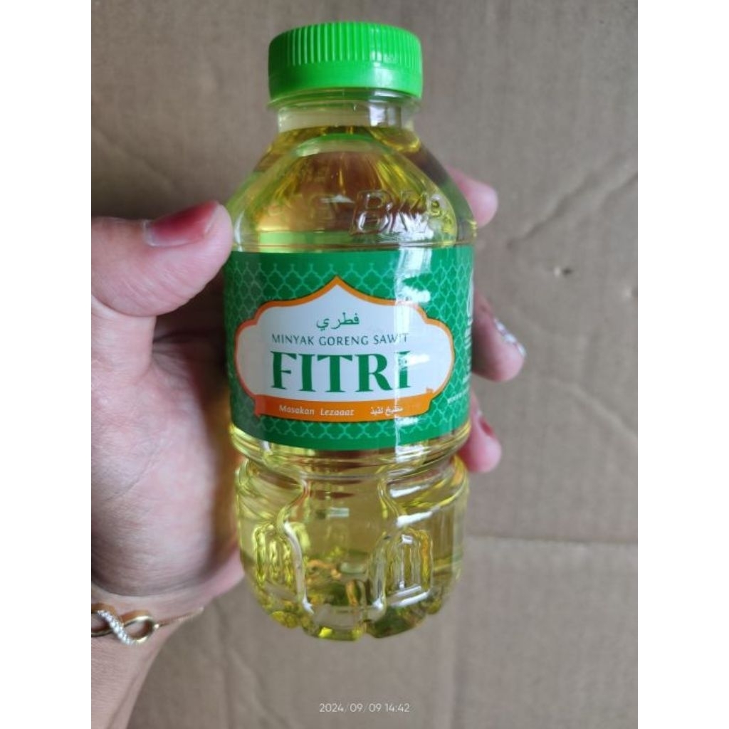 Fitri Minyak Goreng Botol 200ml kemasan kecil