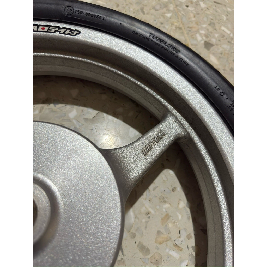 VELG DAYTONA MIO PALANG 3 original Japan (free as roda pnp mio 125)