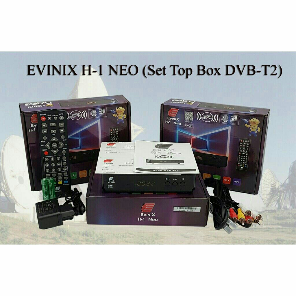 SET TOP BOX TV DIGITAL EVINIX H-1 NEO